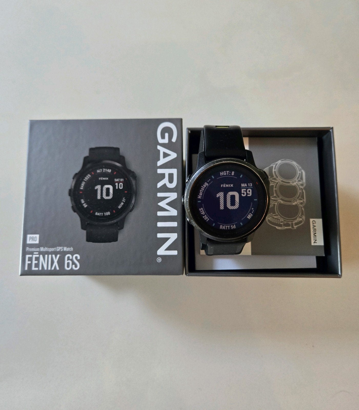 Garmin Fenix 6s Pro, Ophalen