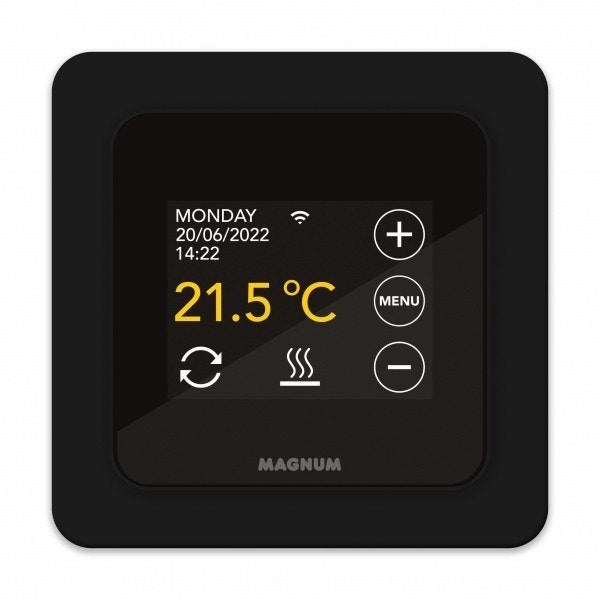 Magnum remote control wifi thermostaat Grafiet zwart, Verzenden