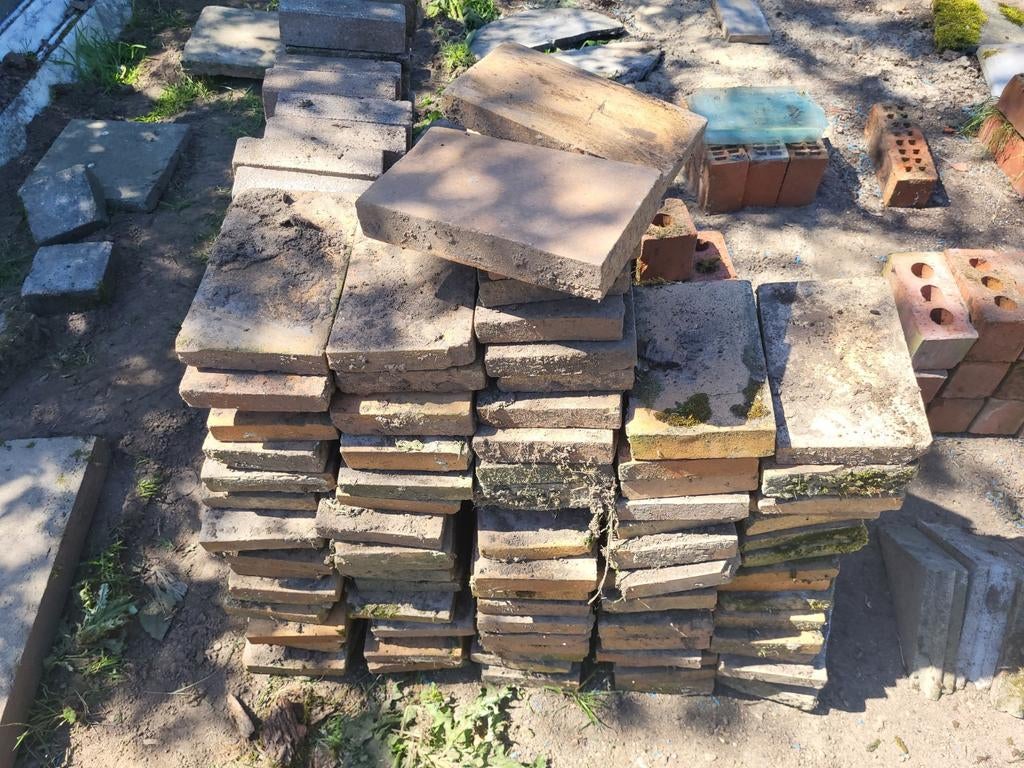 Tegels 24cm x 14cm 88 stuks goed voor 3 vierkante meter, Ophalen