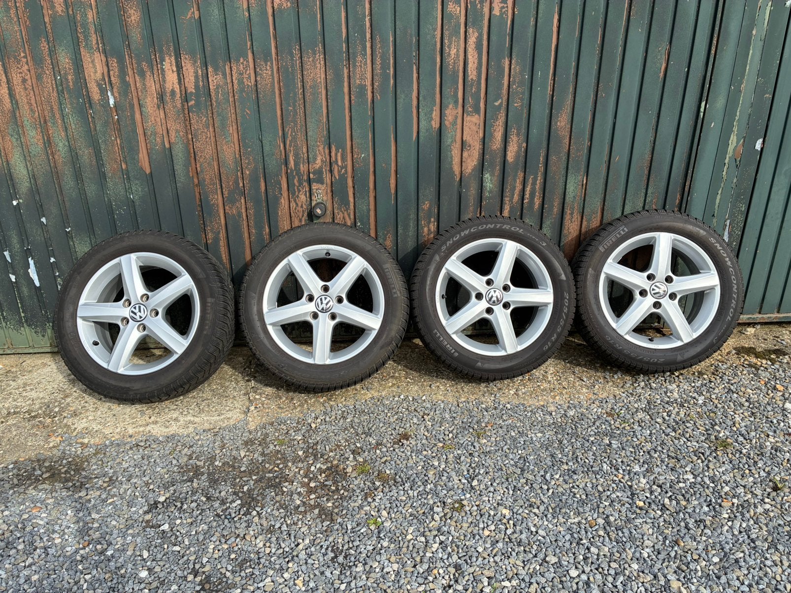 Alu velgen R16 + winterbanden, Auto-onderdelen, Ophalen, Gebruikt, 16 inch, Banden en Velgen