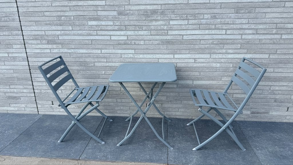 Bistro tafel met 2 stoelen, Salons de jardin, Table d'appoint, Enlèvement, Utilisé