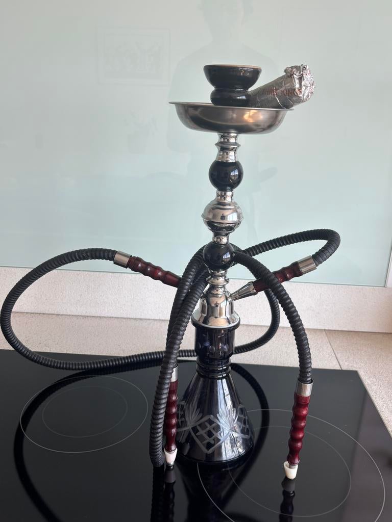 Shisha waterpijp, Verzamelen, Rookartikelen, Aanstekers en Luciferdoosjes, Ophalen, Zo goed als nieuw, (Water)pijp