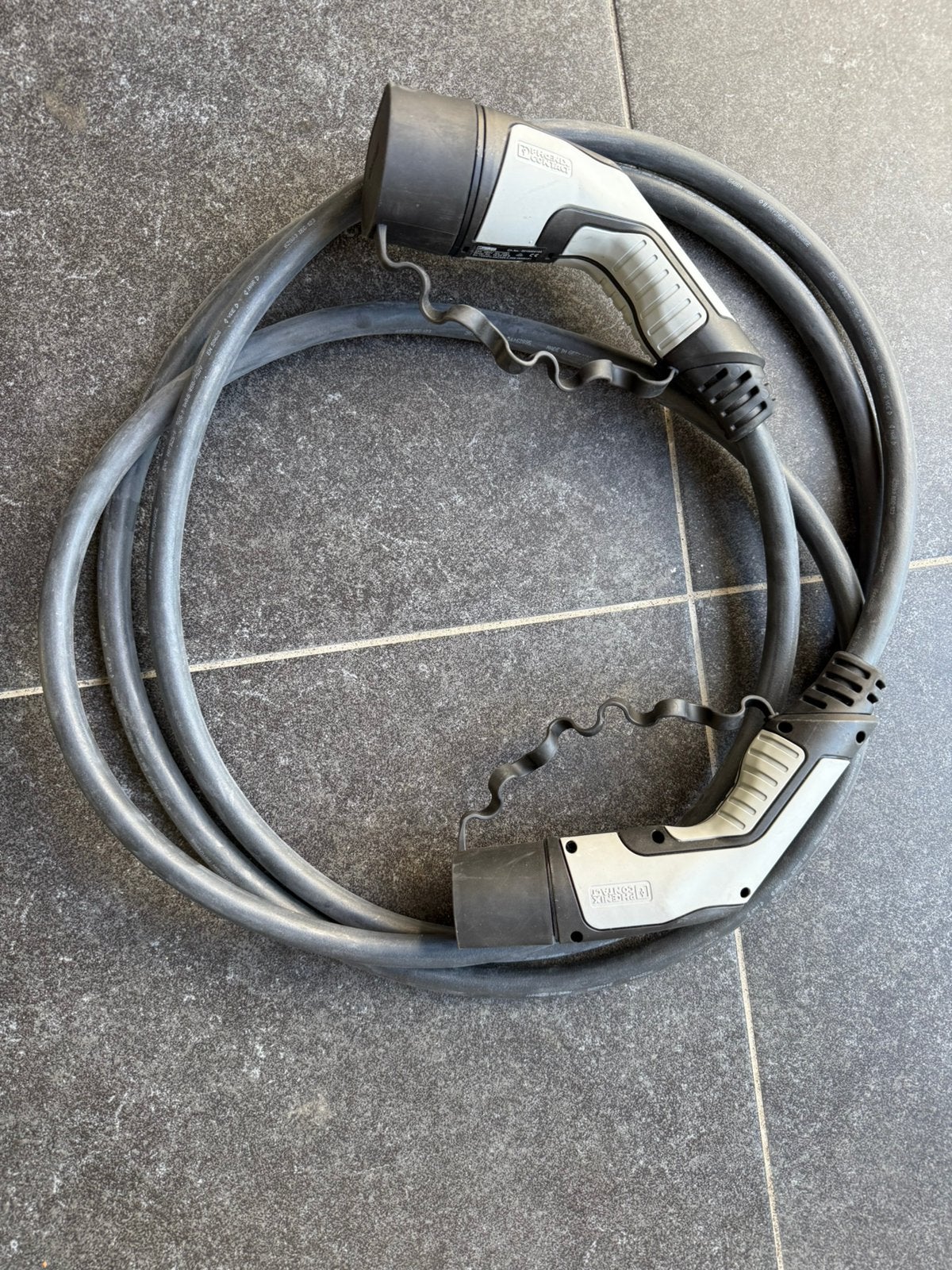 Cable recharge voiture électrique type 2 - 22 kW - 4m, Enlèvement, Utilisé