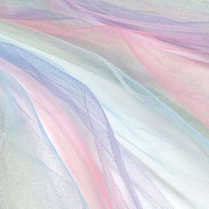 3 mètres tulle douce arc-en-ciel licorne, Neuf, Enlèvement ou Envoi, Autres couleurs, 120 cm ou plus