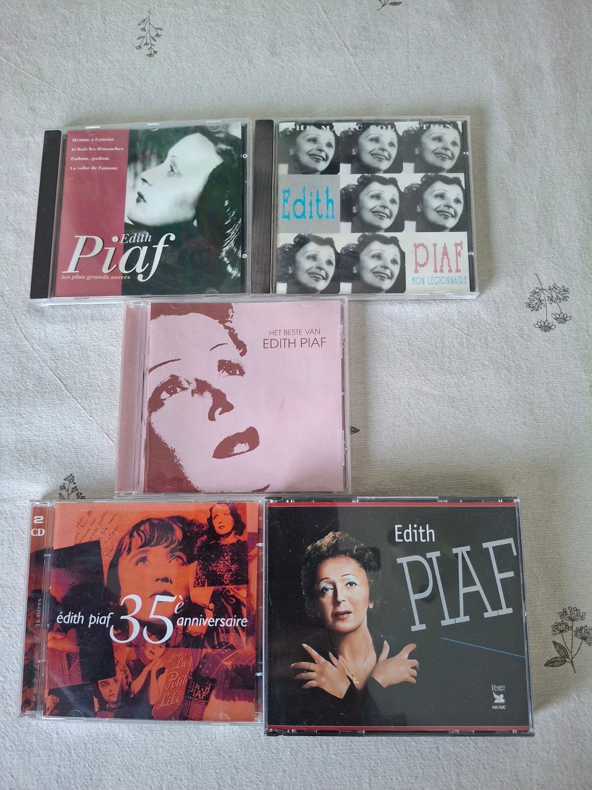 cds edith piaf  1.5 per cd, Ophalen of Verzenden