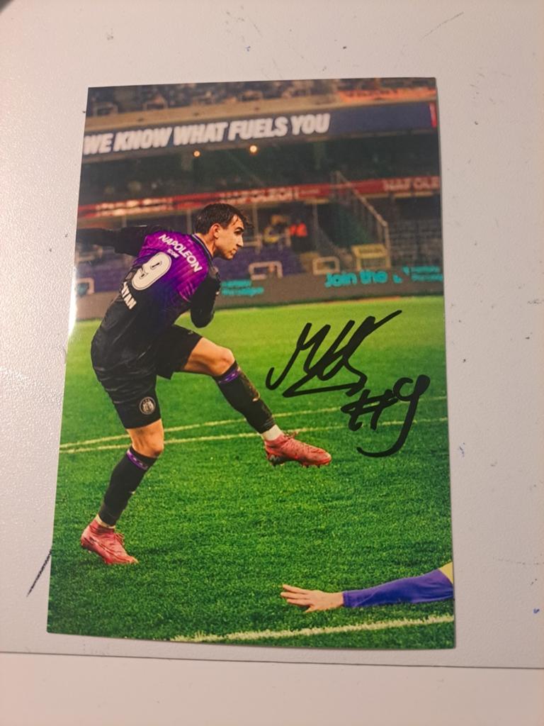 Gesigneerde foto Cvetkovic, Verzamelen, Ophalen of Verzenden, Nieuw
