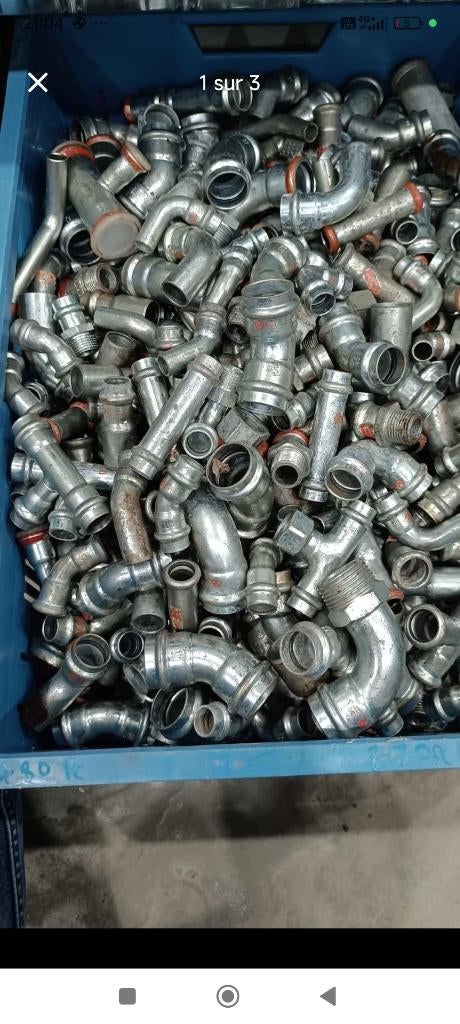 Lot de 500 raccord a sertir manesmann, Ophalen, Nieuw, Overige typen