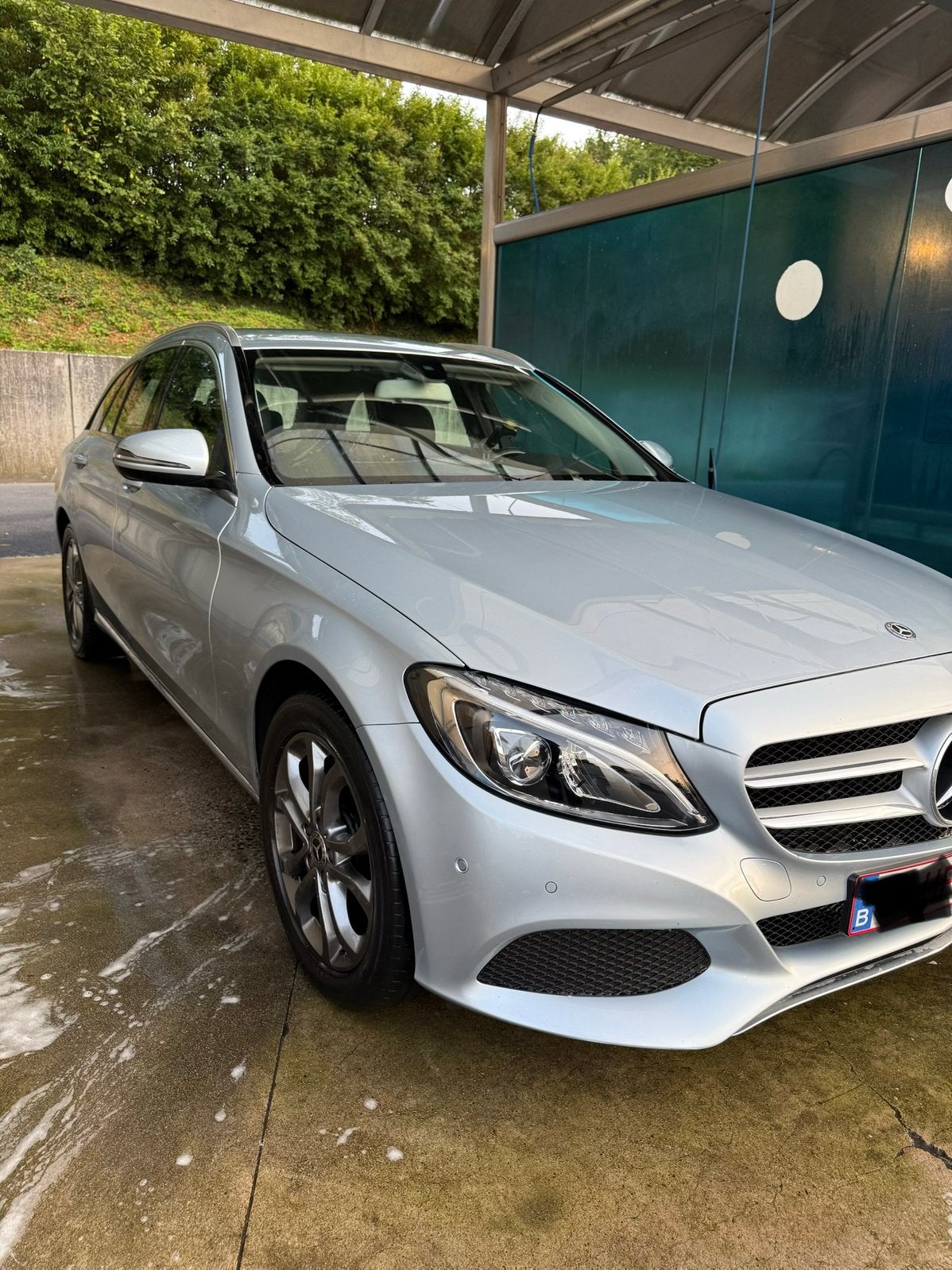 Mercedes Class C 180 d, Auto's, Achterwielaandrijving, 4 cilinders, Leder, 1000 kg