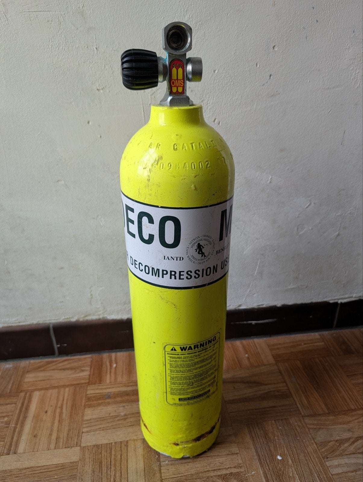 Bouteille de plongée en aluminium de 4 litres, Sports nautiques & Bateaux, Plongée, Enlèvement, Bouteille de plongée