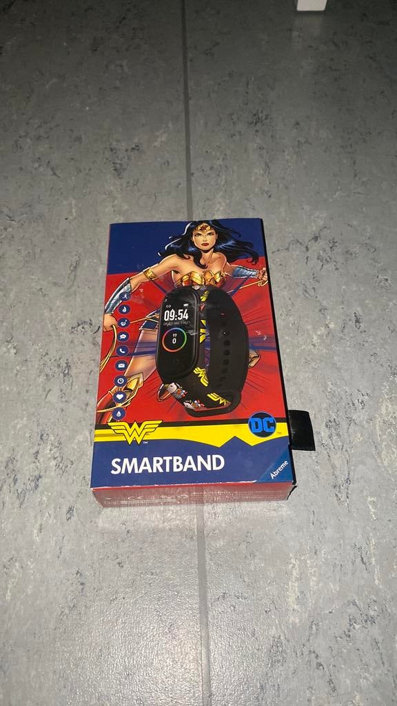 Smart watch Wonder woman, Ophalen, Gebruikt, Zwart