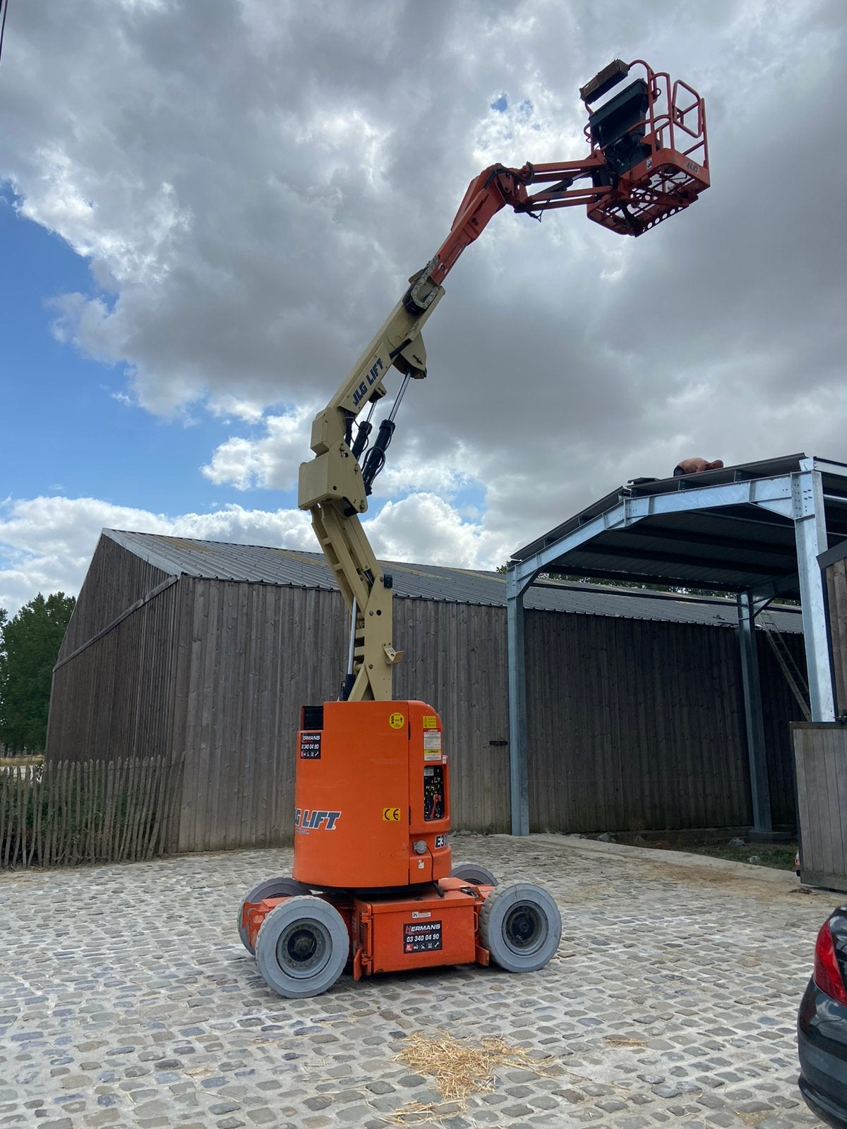 Nacelle JLG 12m, Articles professionnels, Enlèvement