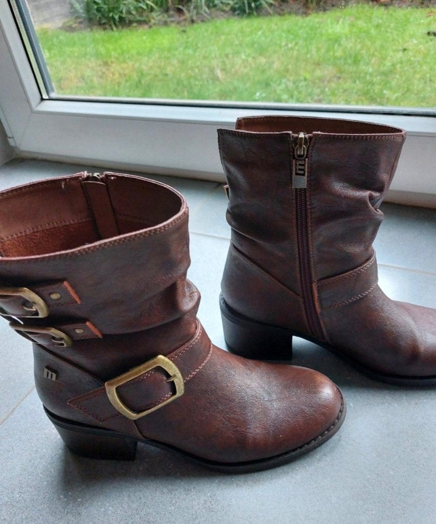 Bottes Mustang brunes taille 38, Comme neuf, Brun, Boots et Botinnes, Mustang