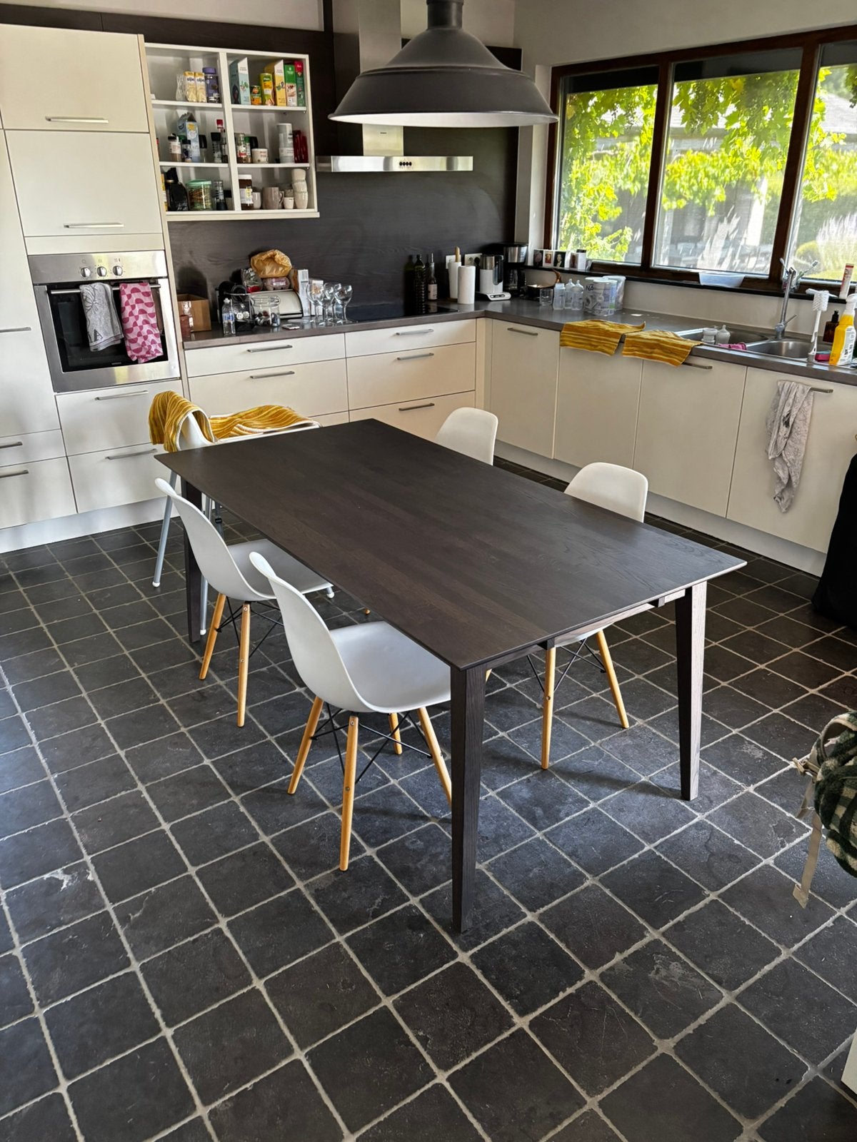 Moderne eettafel 180  90 cm – nieuwprijs €750, Huis en Inrichting, Tafels | Eettafels, Ophalen, Zo goed als nieuw