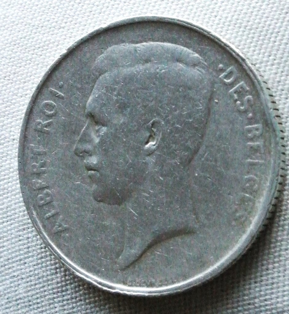 2fr  ALBERT I ZILVER VAN 1911, Zilver, Ophalen of Verzenden, Losse munt, Zilver