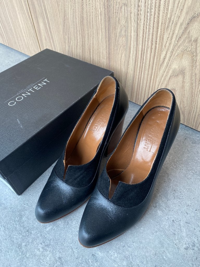 Atelier Content pumps maat 38, Ophalen, Pumps, Zwart, Zo goed als nieuw
