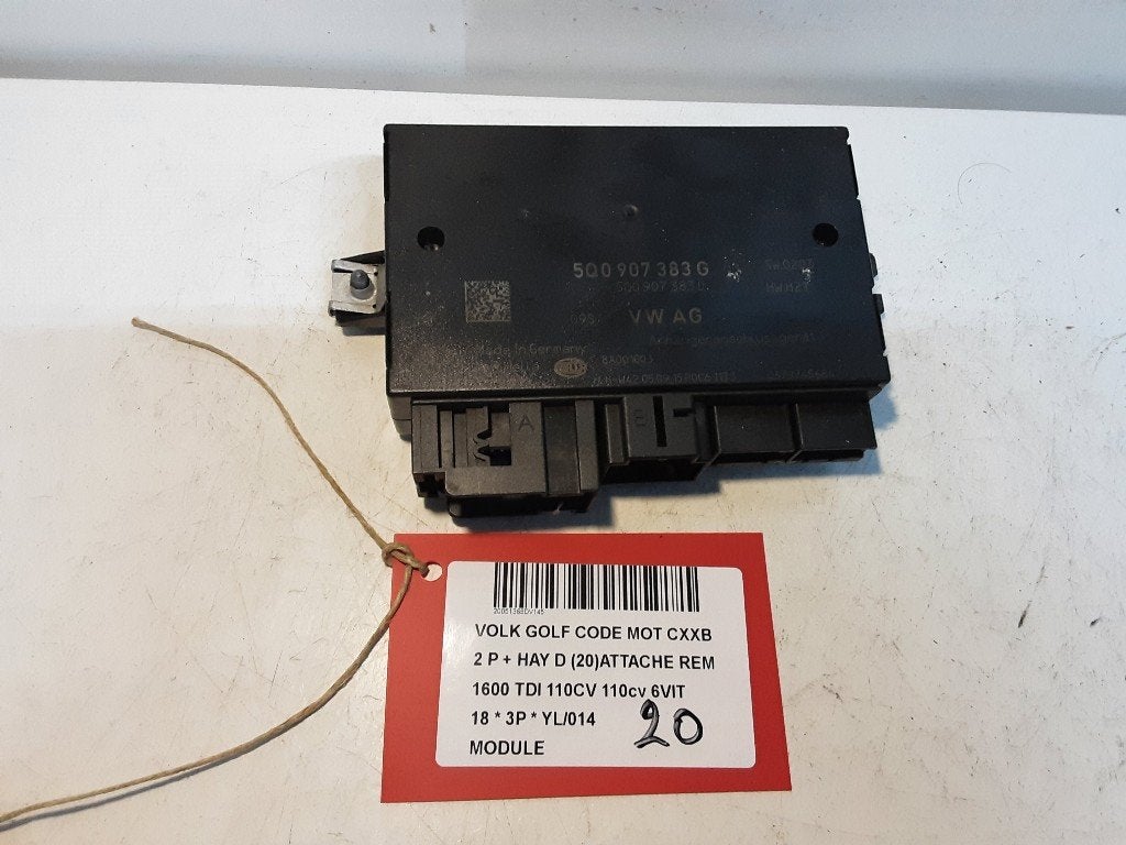 UNITE ELECTRONIQUE Volkswagen Golf VII (AUA) (5Q0907383G), Volkswagen, Mevr. I. Hauben, Utilisé, Rue de l'Espoir 34 34
4030  GRIVEGNÉE, BE
