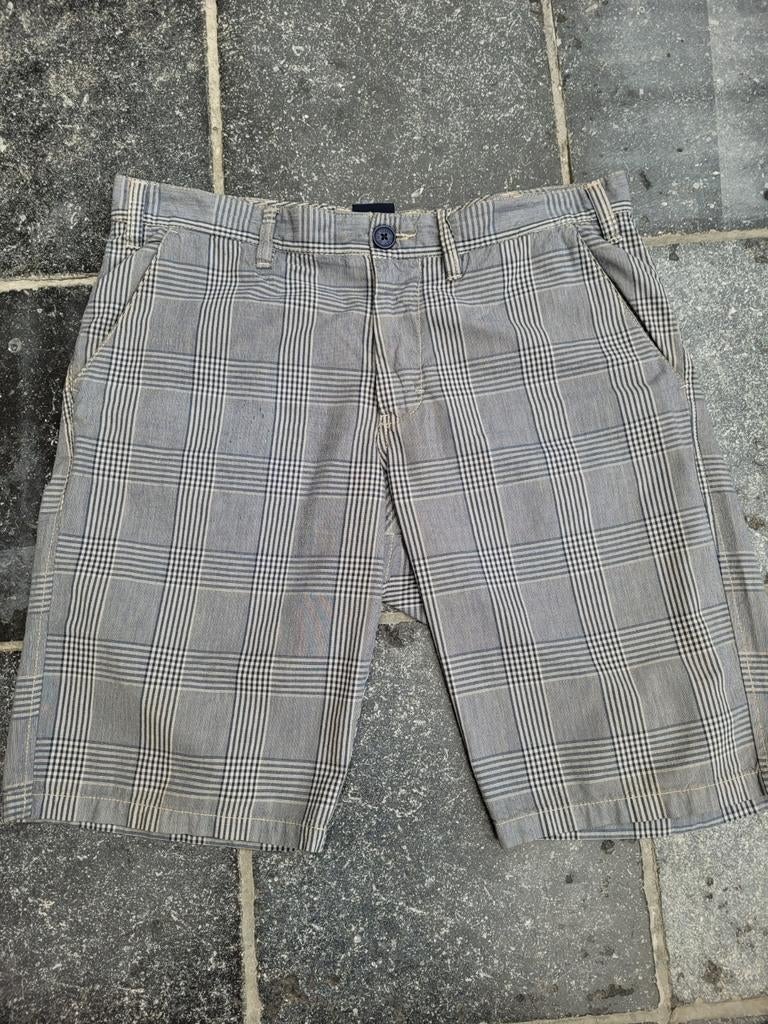 Bermuda à carreaux de la marque Gian Marco Venturi, taille 5, Enlèvement ou Envoi, Taille 48/50 (M), Beige