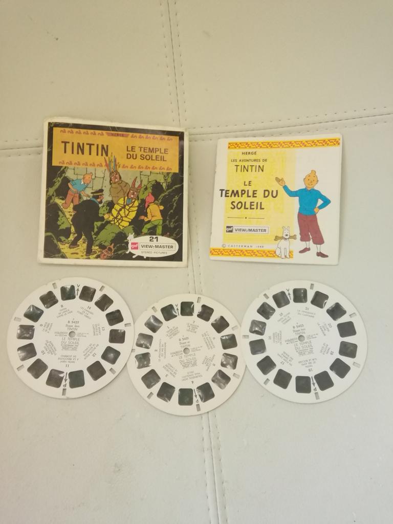 Viewmaster view-master Tintin, Enlèvement ou Envoi, Comme neuf