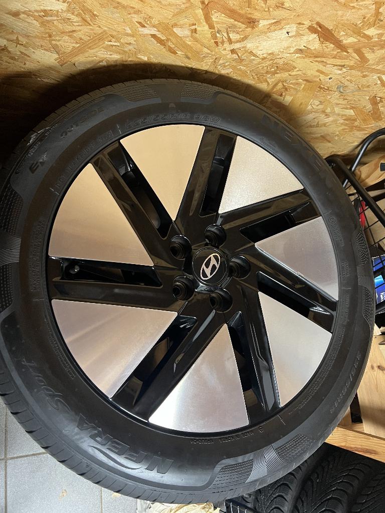 Originele Hyundai Ioniq 6 lichtmetalen velgen 18" 225/55R18, Ophalen, 18 inch, Banden en Velgen, Nieuw