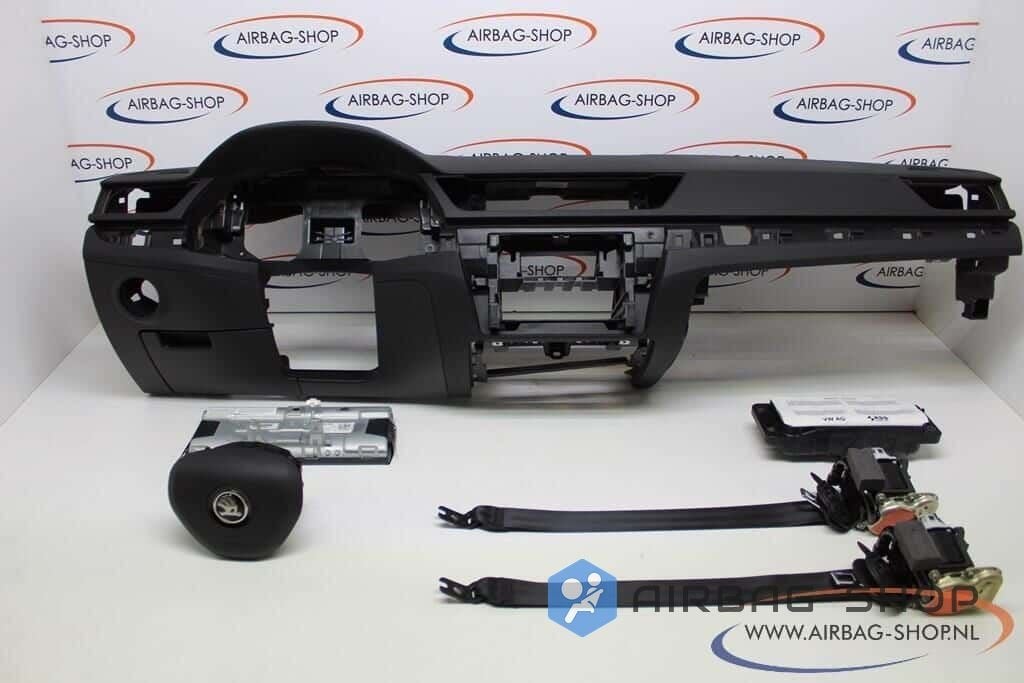 AIRBAG SET  DASHBOARD SKODA SUPERB (B8 3V) (2015-2019), Neuf, -, Skoda, -