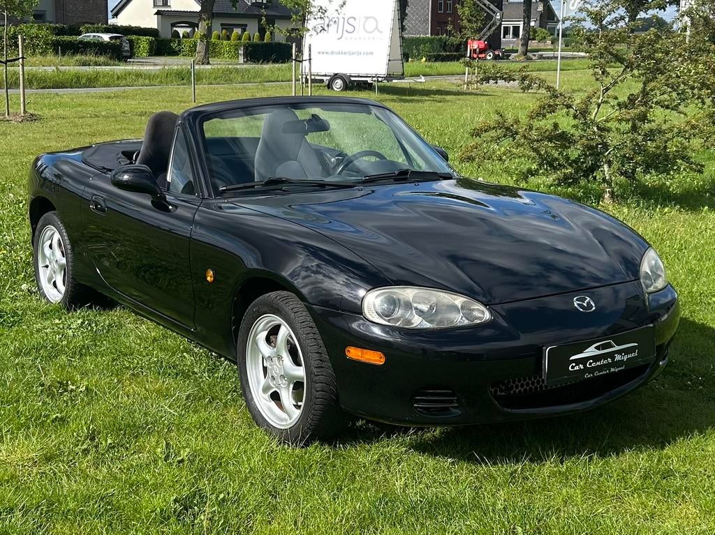Mazda MX5 NBFL 1.8vvt, Auto's, Mazda, Zwart, Cabriolet, Zwart, Handgeschakeld