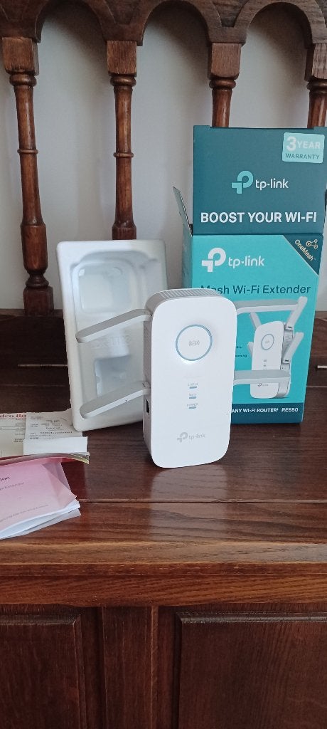 Tp link wifi extender RE650, Ophalen, Zo goed als nieuw, TP-Link