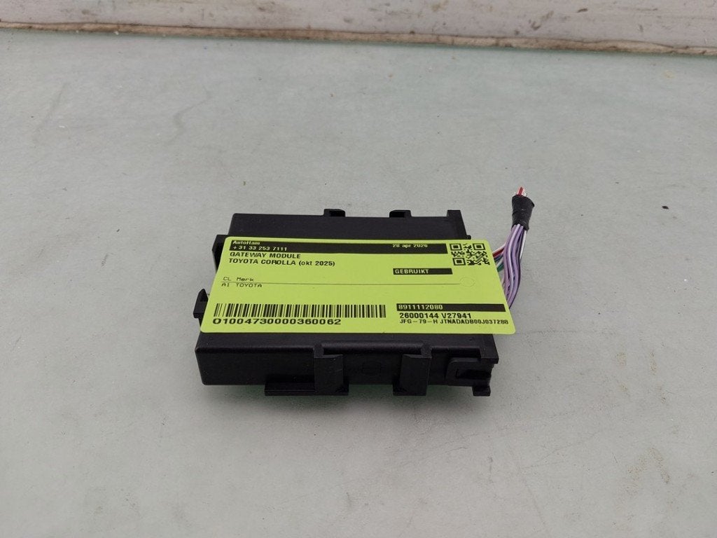 GATEWAY MODULE Corolla Cross (|8911112080|8911112170|), Gebruikt, Kundenbetreuung@toyota.de, Toyota, Toyota-Allee 2
50858  Köln, DE