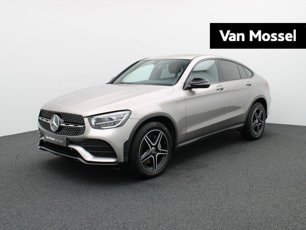 Mercedes-Benz GLC 200 d Coupé AMG LINE + LEDER + OPEN DAK +, 167 g/km, Argent ou Gris, Euro 6, Entreprise