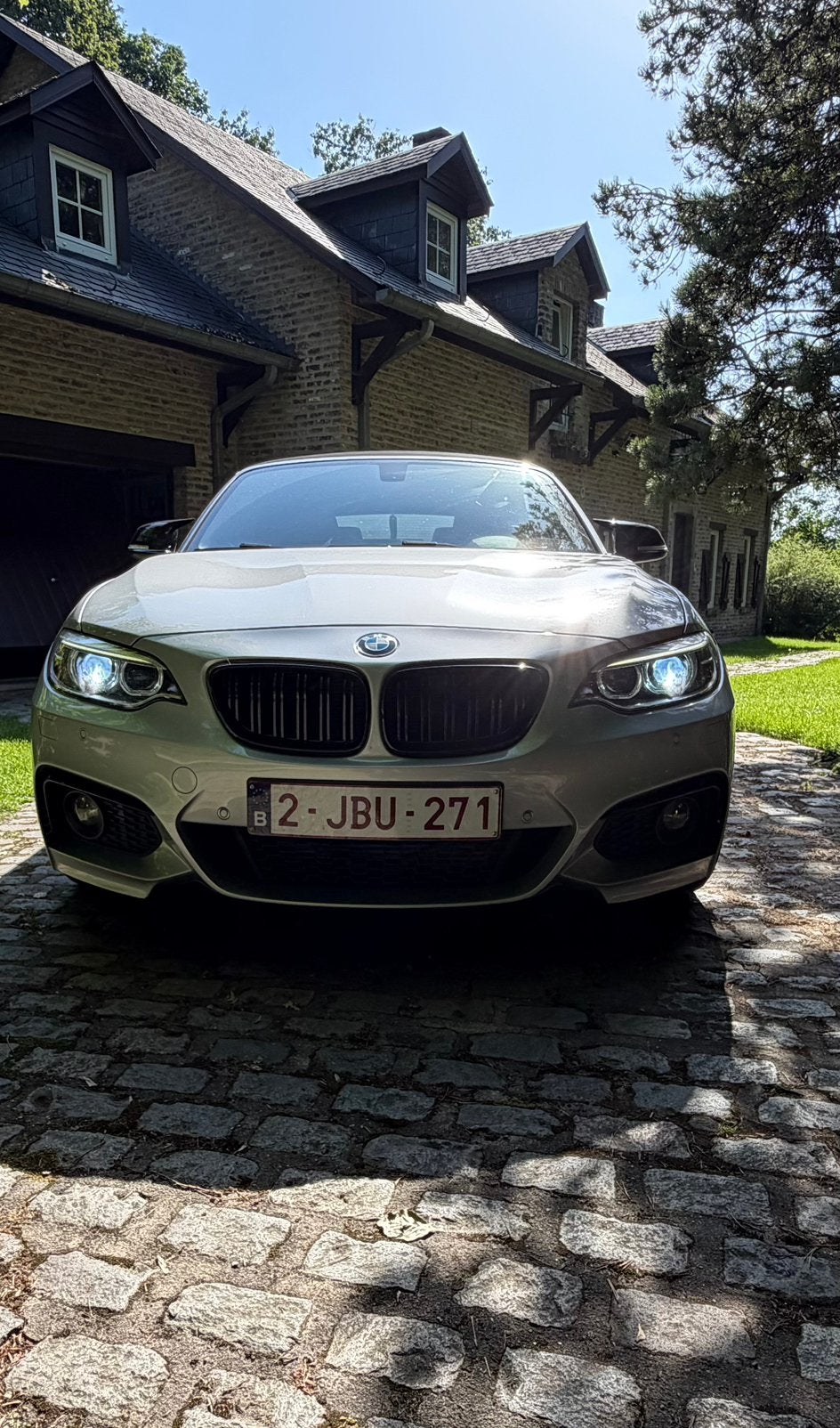 Bmw 220D cabriolet a discuter, Automaat, Cabriolet, Leder, Diesel