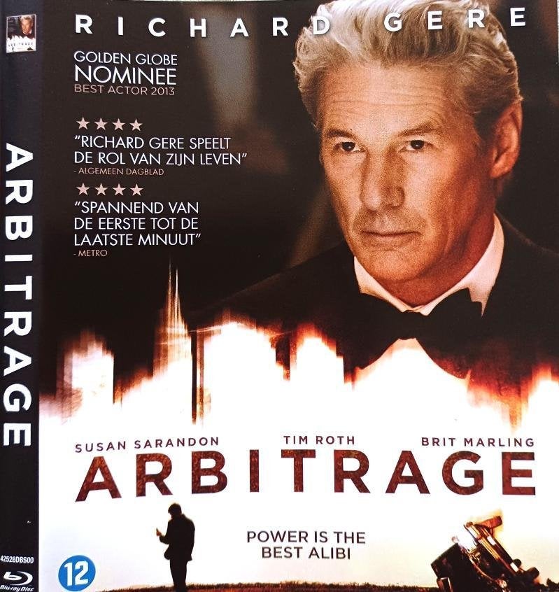 blu ray ARBITRAGE  RICHARD GERE SUSAN SARANDON ..., CD & DVD, Enlèvement ou Envoi, Comme neuf
