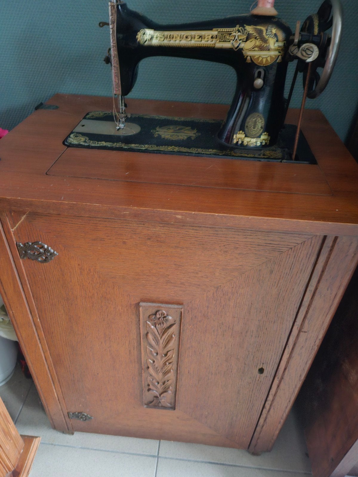 machine à coudre, Antiquités & Art, Antiquités | Machines à coudre, Enlèvement