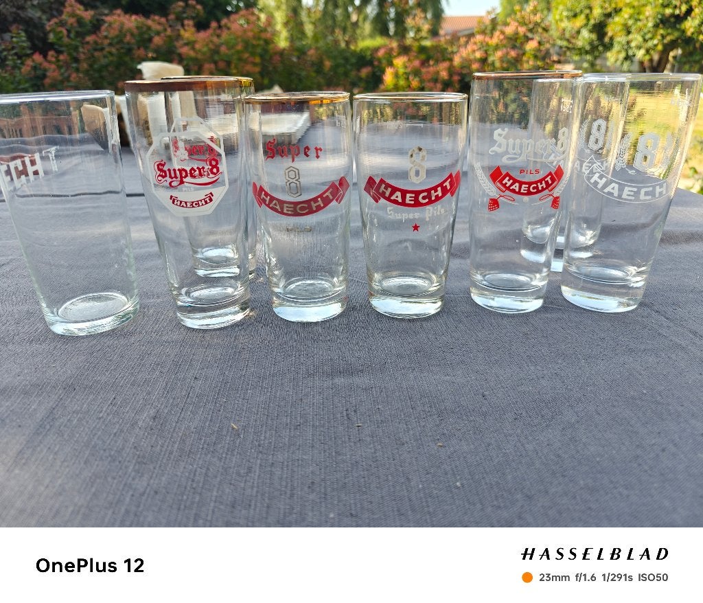 Vintage bierglazen, Verzamelen, Ophalen, Zo goed als nieuw, Glas of Glazen