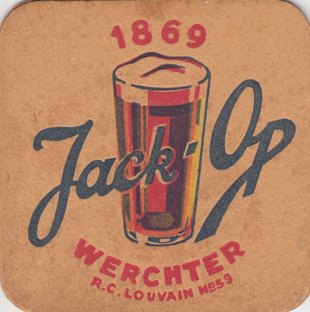 Oud bierviltje Br. Jack-Op Werchter, Ophalen of Verzenden, Viltje(s)