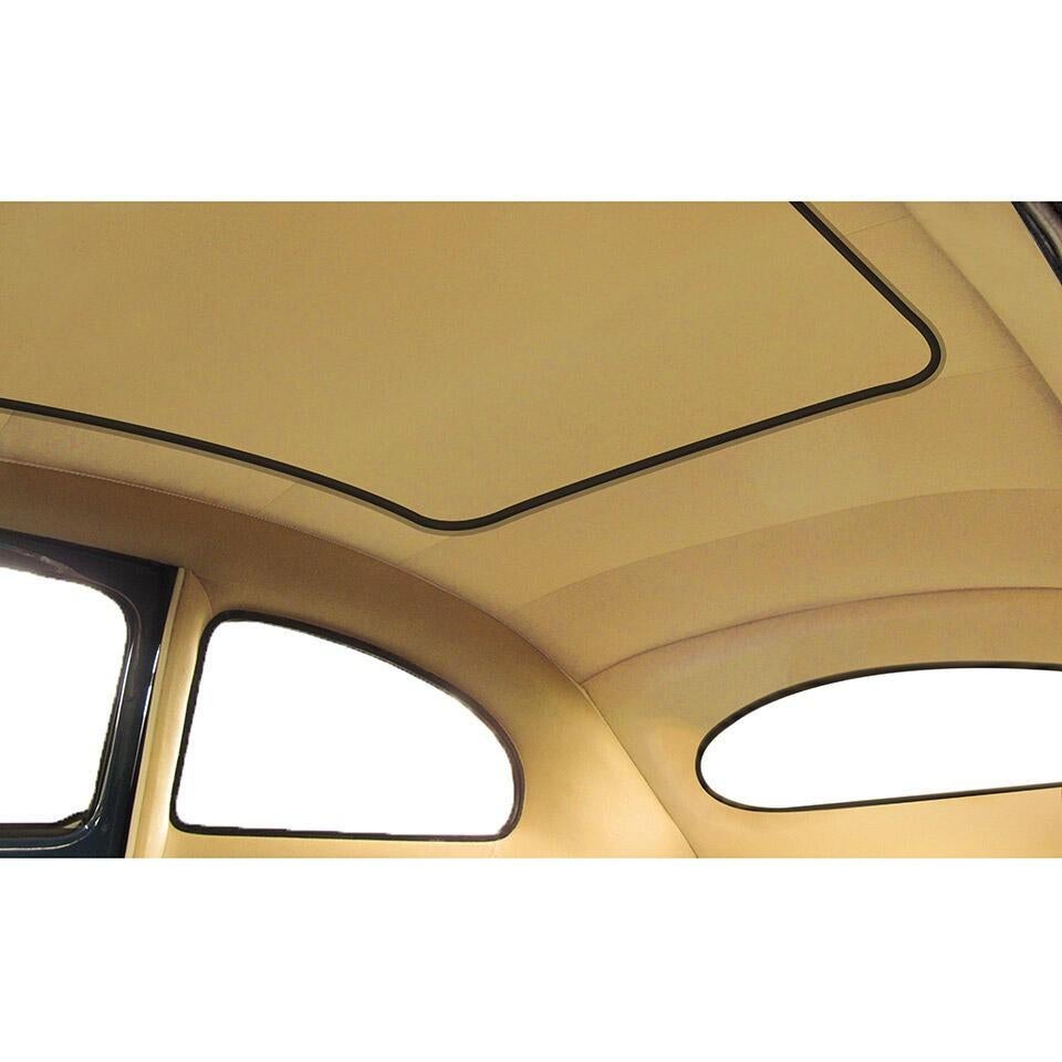 VW Beetle Cabriolet Hemelbekleding Ovaal 56-57 Beige katoen, Ophalen of Verzenden, Gebruikt