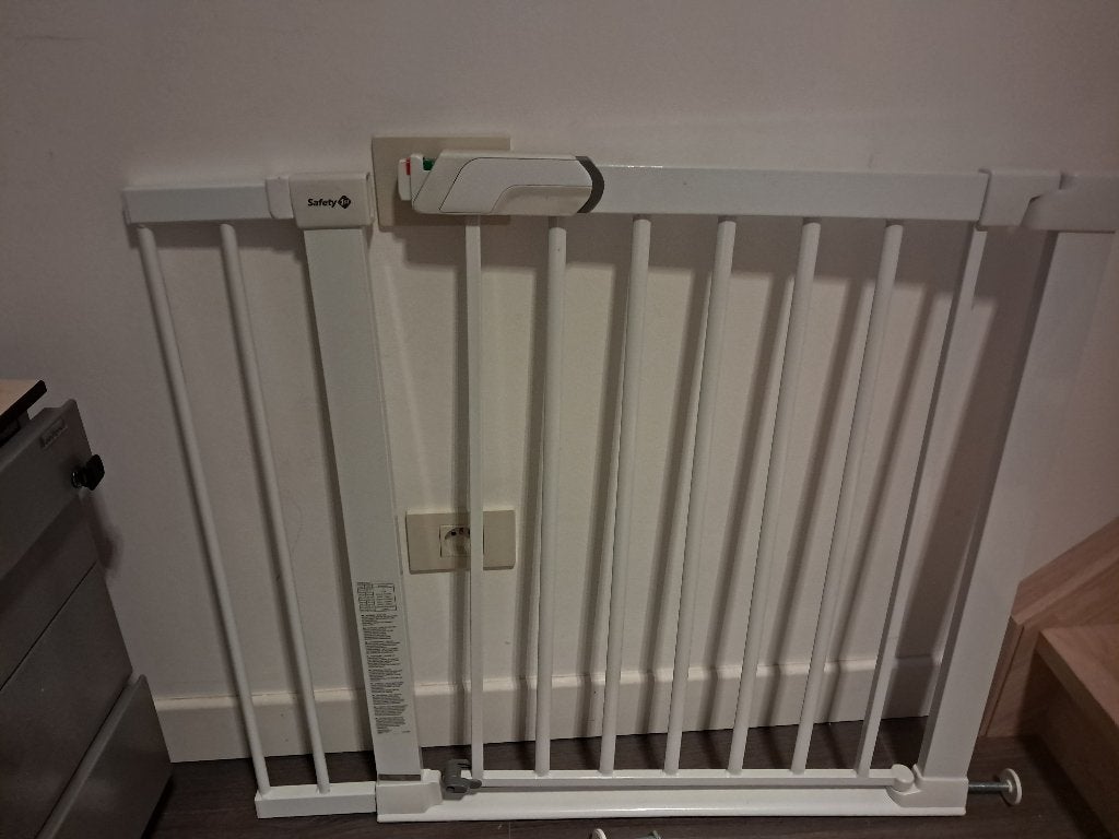 Safety 1st Traprekje / Veiligheidshekje - zonder te boren, Ophalen, Gebruikt, Aluminium, Klemhekje