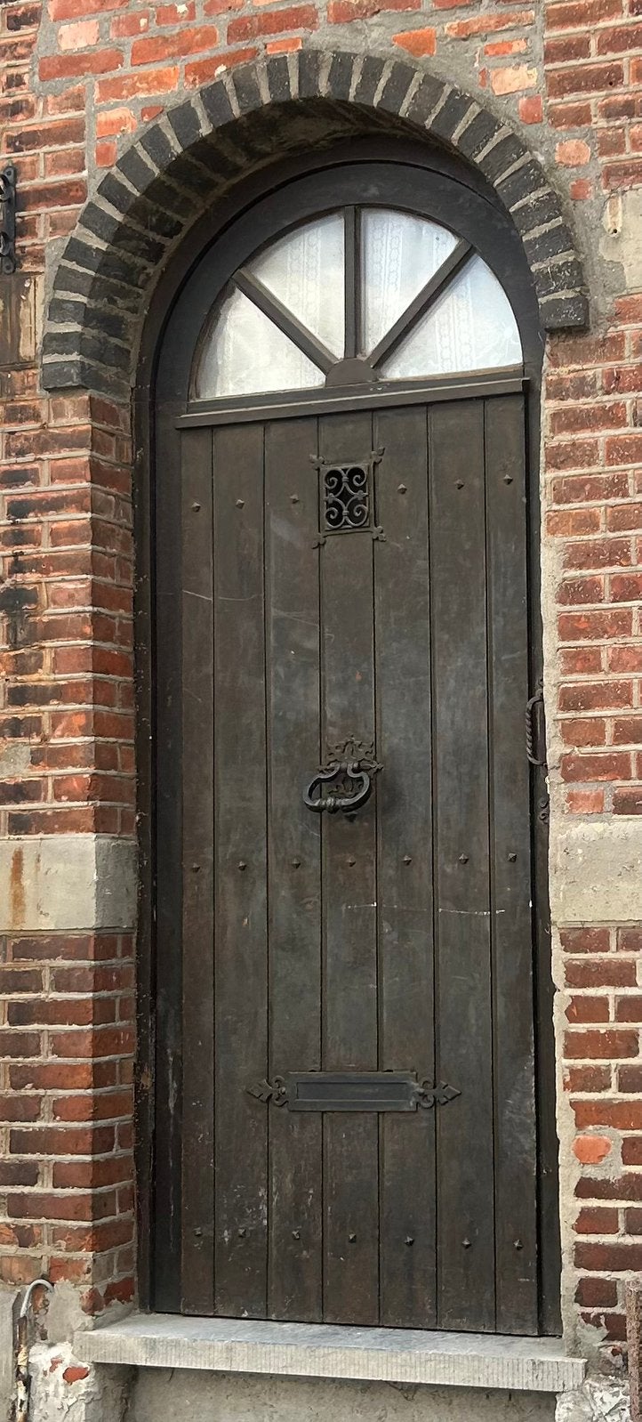 Authentieke antieke buitendeur, Doe-het-zelf en Bouw, Deuren en Vliegenramen, Ophalen, Zo goed als nieuw, Hout, Buitendeur