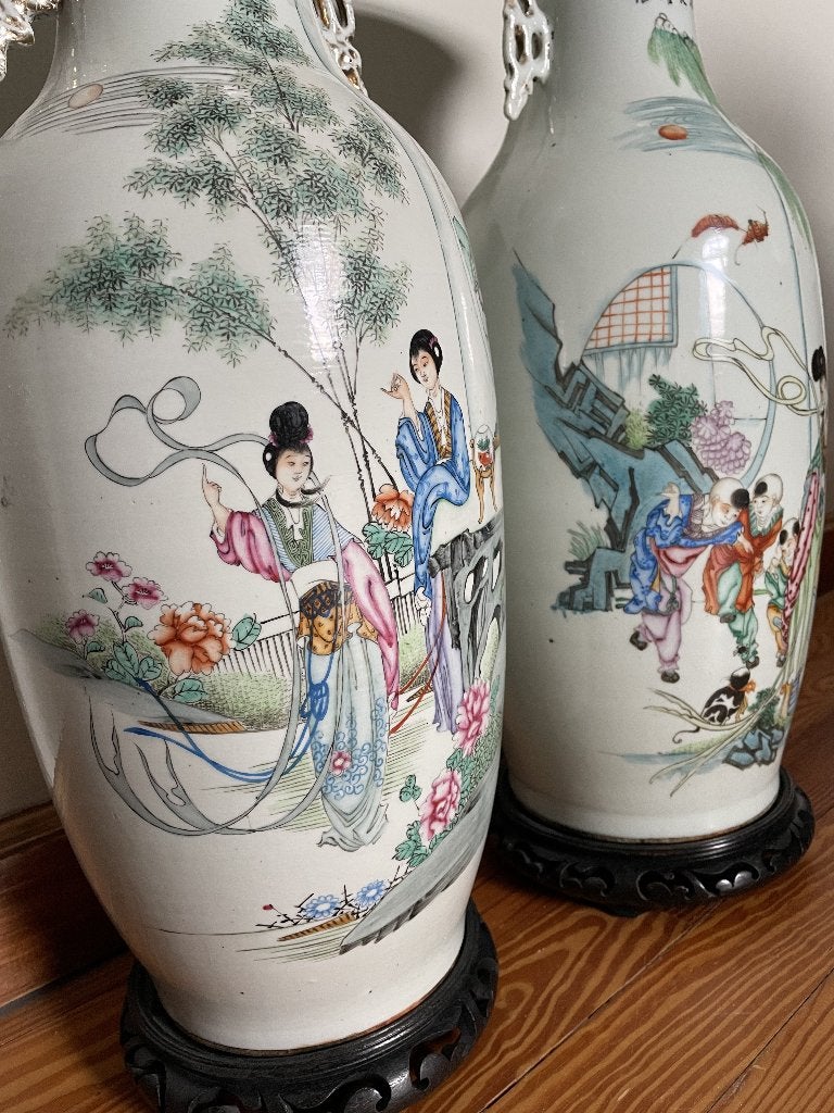 Vases chinois, Enlèvement
