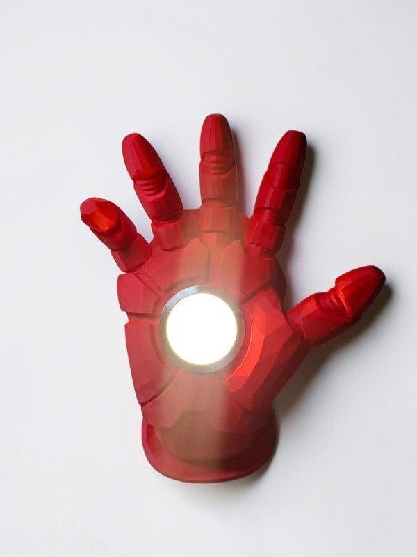 gant Lamp Iron Man, Enlèvement ou Envoi, Comme neuf, Film, Statue, Réplique ou Modèle