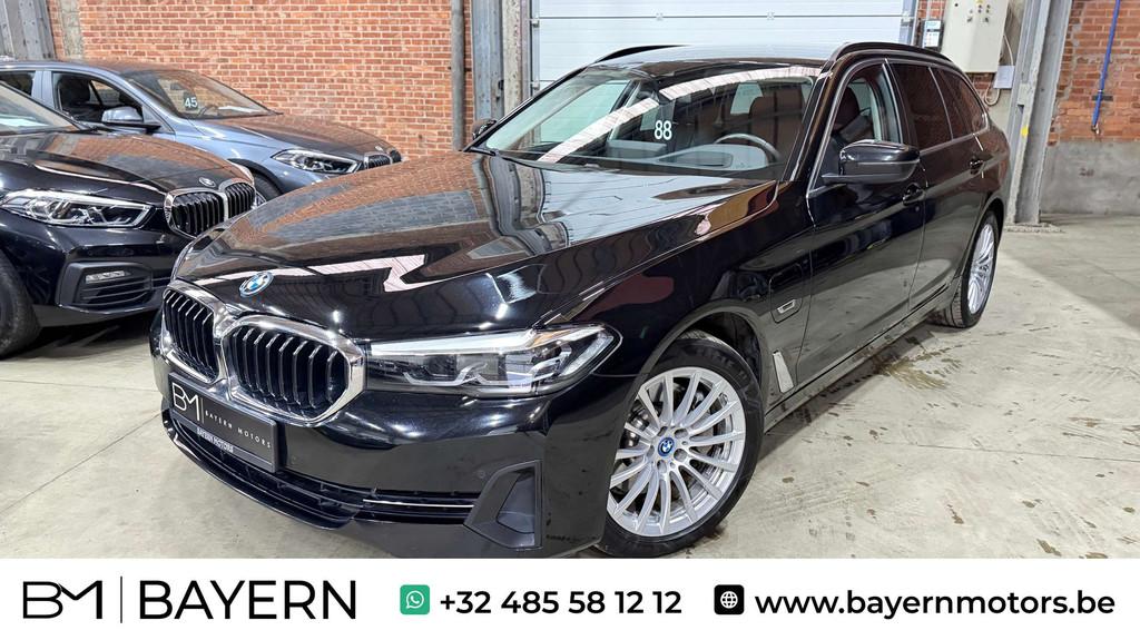 BMW 530 e Plug in Hybride Benzine Automaat Leder Garantie, Autos, BMW, Cuir, Noir, 5 portes, Automatique