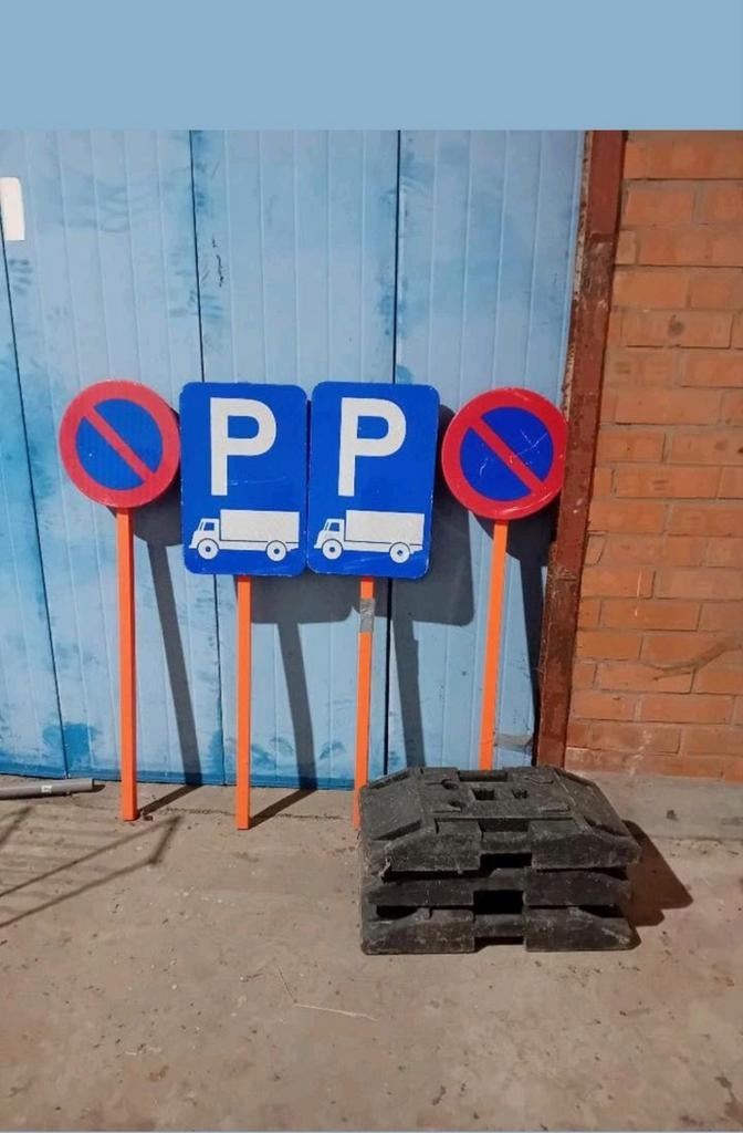 Signalisatie borden c3 met voet, Doe-het-zelf en Bouw, Ophalen