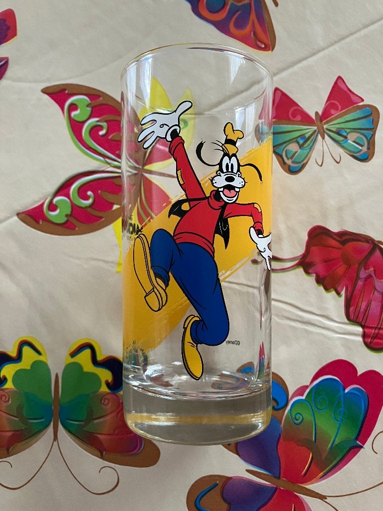 Disney glas Goofy, Verzamelen, Ophalen of Verzenden, Goofy of Pluto, Servies