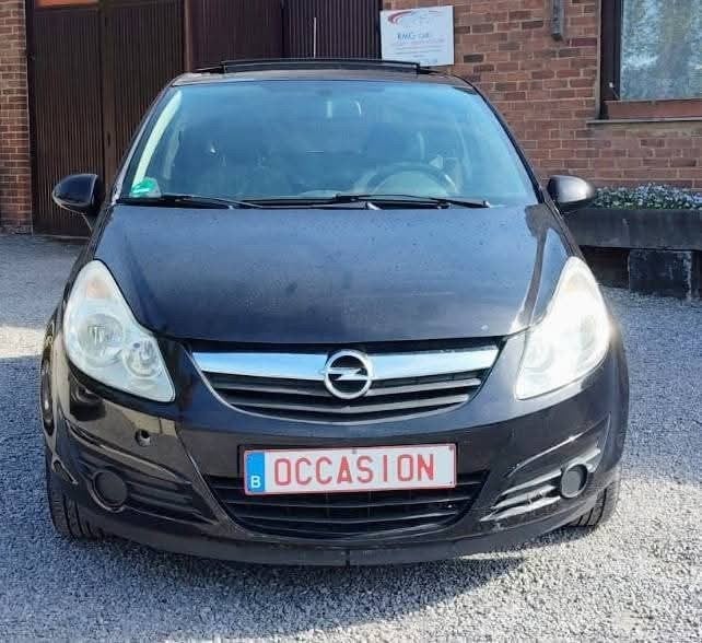 opel corsa 1.0 essence, 2007, 166000km, clim, toit pano..., Achat, 998 cm³, Boîte manuelle, Noir