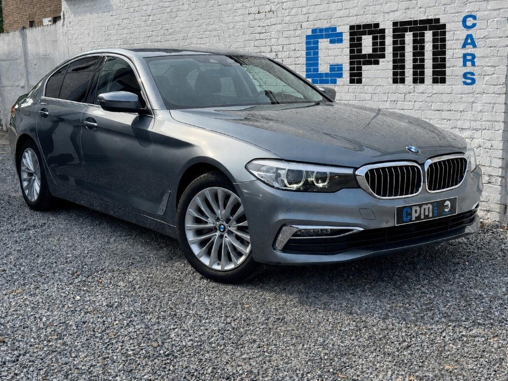 BMW 518 d * BTW / TVA * FULL HISTORIEK * CAMERA * NAV, Cuir, Argent ou Gris, Éclairage LED, Entreprise