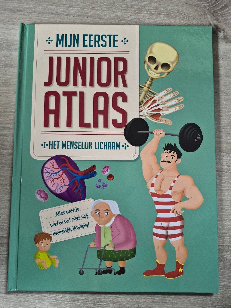 Het Menselijk Lichaam: Mijn eerste junior atlas, Ophalen of Verzenden, Zo goed als nieuw, Non-fictie