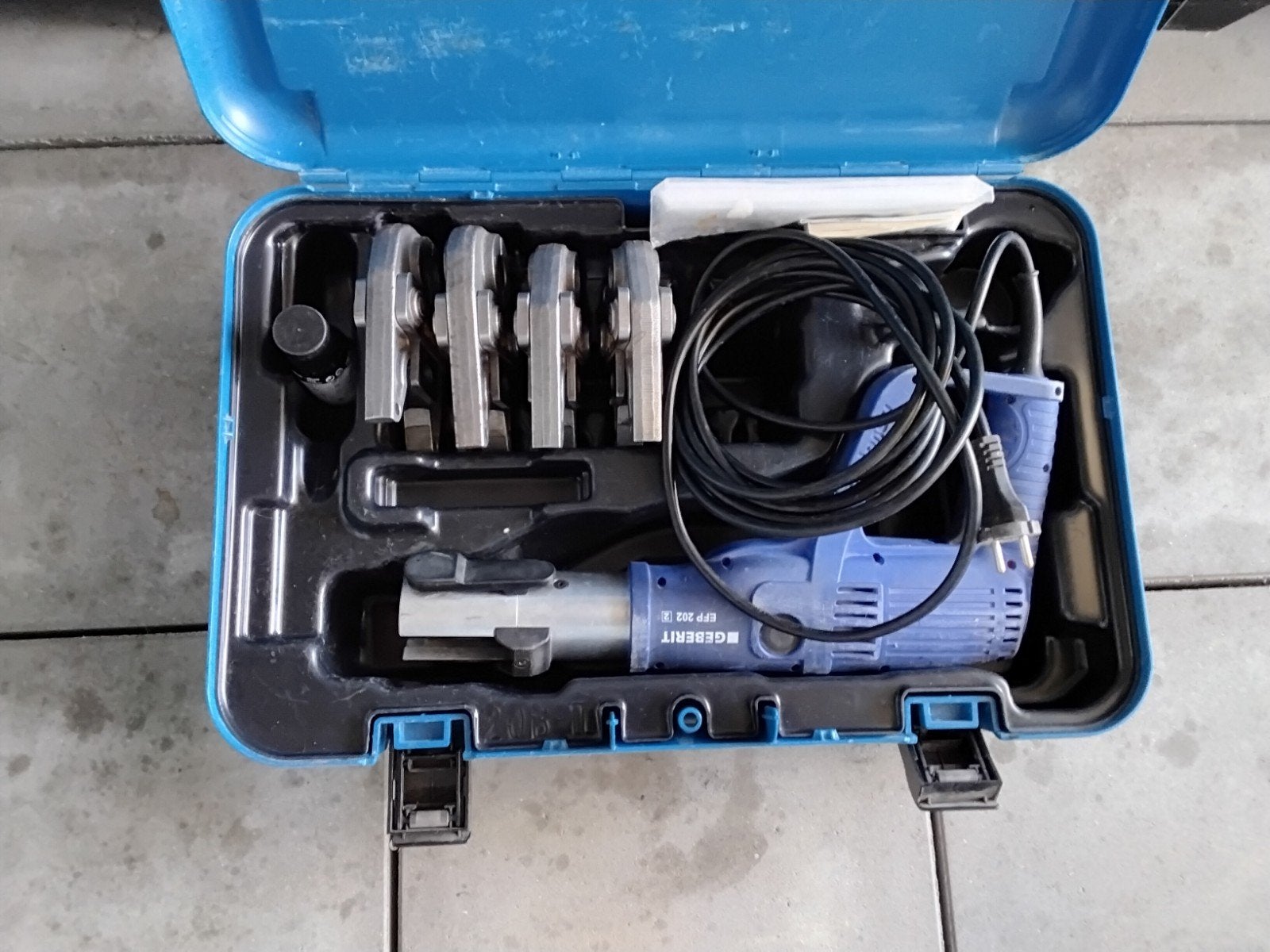 Geberrit machine voor sanitiare en cv, Enlèvement, Gaz naturel