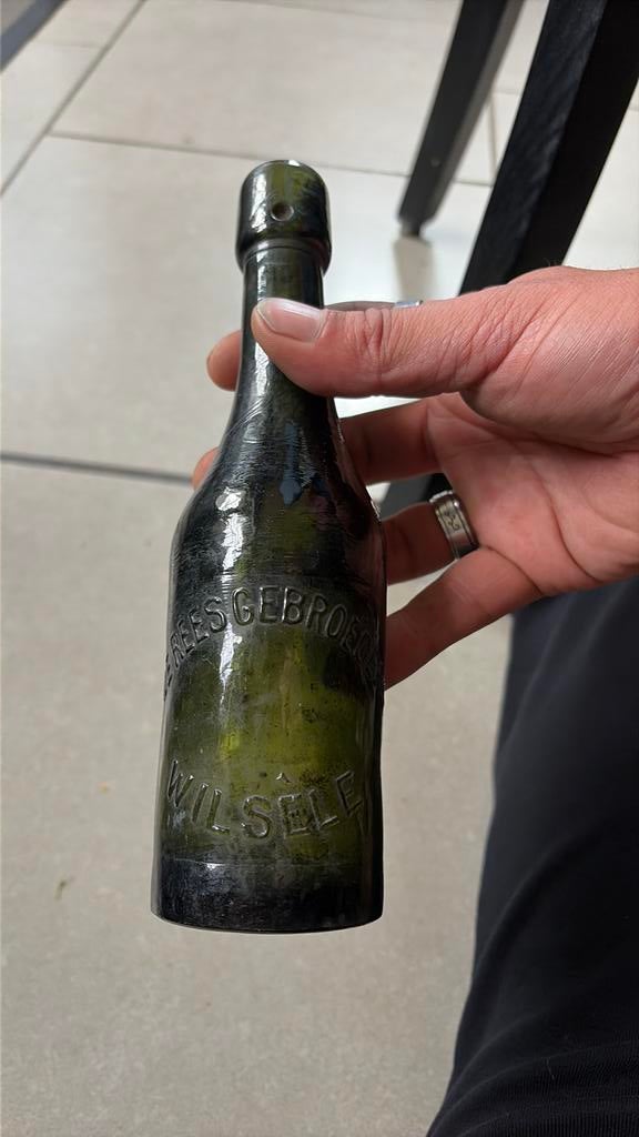 Oud bierflesje de rees gebroeders wilsele leuven, Enlèvement, Utilisé, Bouteille(s), Autres marques