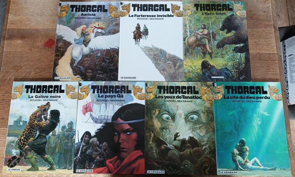 Bd Thorgal tomes  4 10 11 12 14 18 19, Enlèvement