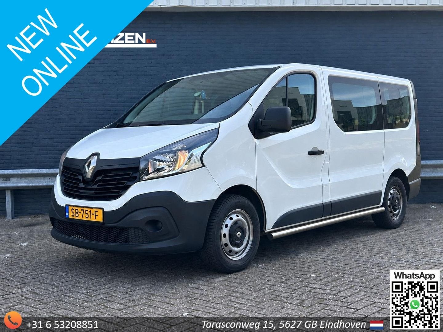 Renault Trafic Passenger 1.6 dCi Authentique Energy | € 5.45, Monovolume, Elektrische ramen, Wit, Te koop