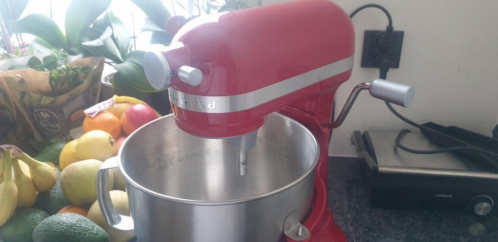KitchenAid 5KSM70SHXEER Staande mixer 375 W Rood, Elektronische apparatuur, Keukenmixers, Ophalen of Verzenden, Zo goed als nieuw