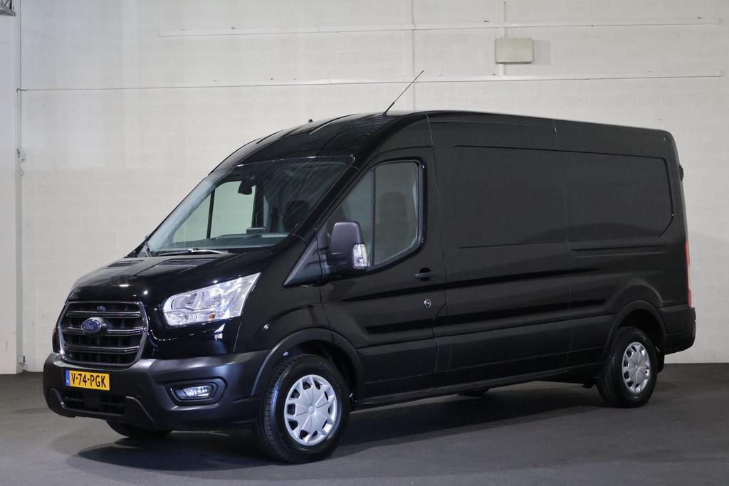 Ford Transit 2.0 TDci 130pk L3 H2 Inrichting, Zwart, Te koop, 0 g/km, Handgeschakeld